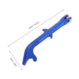 BUGUUYO Aluminum Alloy Motorcycle Kickstand Heavy Duty Side Stand for Electric Scooters Stable Support for Uneven Ground Weather Resistant Easy Installation Motorbike Stand Pad