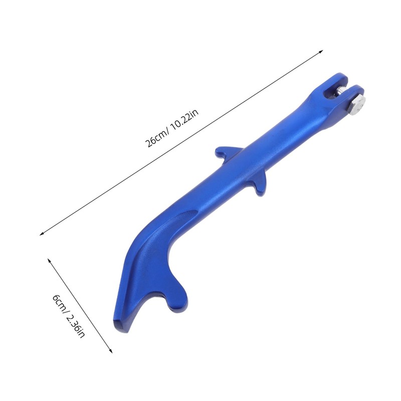 BUGUUYO Aluminum Alloy Motorcycle Kickstand Heavy Duty Side Stand for