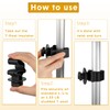 Geiserailie 150 Pcs Black T Post Insulators Electric Fence Posts