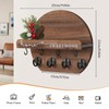 Key Holder for Wall Key Hooks Wall Mounted with Dried
