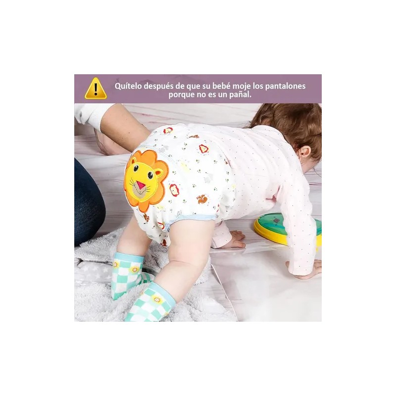 6pcs Pañales Calzones Entrenadores Reutilizables Ecológico