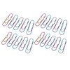 20pcs Metal Pen Clips Strong Clamping Force Rust Prevention Electroplating