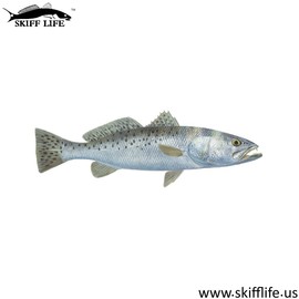 Skiff Life Speckled Sea Trout Decal Fish Sticker Randy McGovern Art