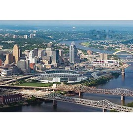 Ohio USA United States Fridge Refrigerator Magnets (1 Piece, Style: Cincinnati #CI1)