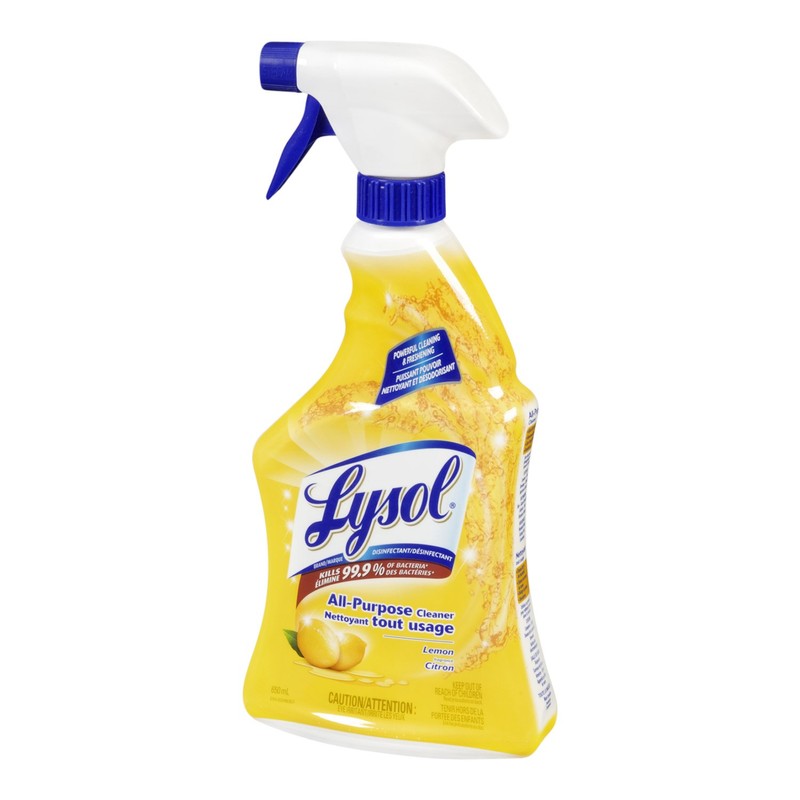 Lysol All Purpose Cleaner Trigger, Lemon, Powerful Cleaning & Freshening,