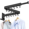 LIENAHU Clothes Drying Rack Wall Mounted(can fold Upward),Laundry Drying Rack,Laundry