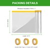 Window Insulation Kit, Clear Shrink Film 63 Inch x 20FT