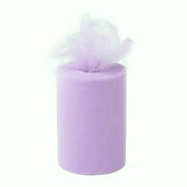 6 inch x 100 Yards Tulle Fabric Spool (Lavender Purple)