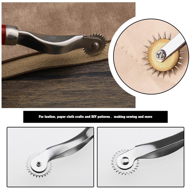eMagTech 3PCS Tracing Wheel Sewing Tool Needle Point Tracing Wheel