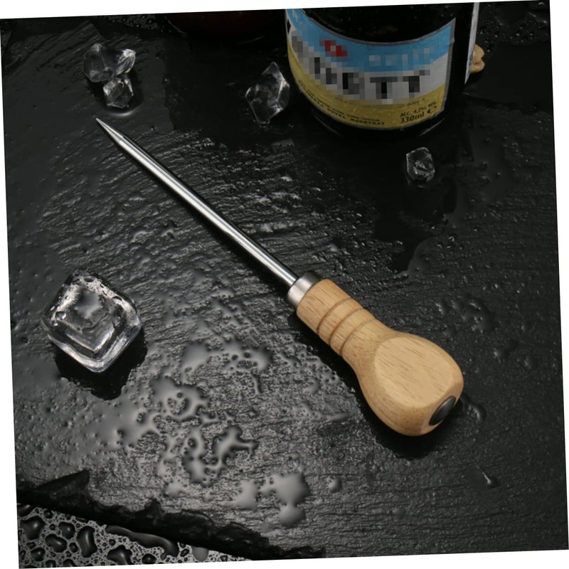 Ciieeo 2pcs Bar Ice Pick Ergonomic Handle Ice Remover for