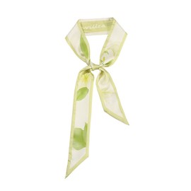 JERLA 100% Mulberry silk Scarf Head Hair Ribbon Handbag Handle wrap Tie Bundle Scarf Neckerchief Scarf for women