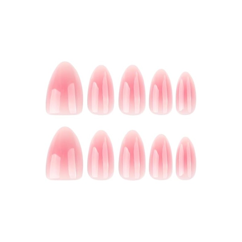 24 Piezas de Uñas Postizas a Presión, Uñas Postizas Cuadradas