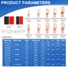 150Pcs Copper Wire Lugs, Battery Cable Ends AWG 2 4