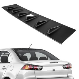 FINDAUTO ABS Rear Roof 6 Shark Fin Spoiler Wing Fits for 2008-2016 for Mitsubishi Lancer EVO X 10 Trunk Lip Spoiler