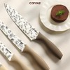 CAROTE 12PCS Knife Set, Kitchen Knife Set with 6 Blade