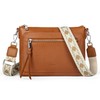 befen Genuine Leather Crossbody Bags for Women, Small Soft Leather