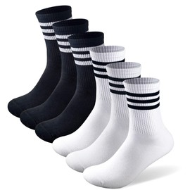Piano Keys Socks,Black White Striped socks, Novelty Funny Crazy Music Notes Socks Gift For Christmas Birthday Festival Carnival Costume Party Adults and Kids, White Black (SSAA04)