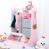 Bophy Girls' Dress up Storage with Light & Mirror, Kids