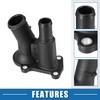 A ABSOPRO Coolant Thermostat Housing Cover for Ford Focus Plastic