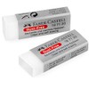 Faber-Castell Dust-Free Comfort Edge Eraser Rubbers - White - Pack