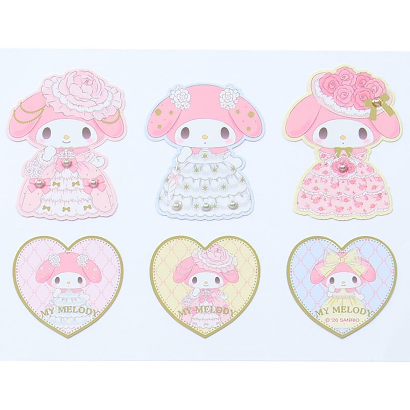 Sanrio 684511 Sticker Set (Lady My Melody) My Melody