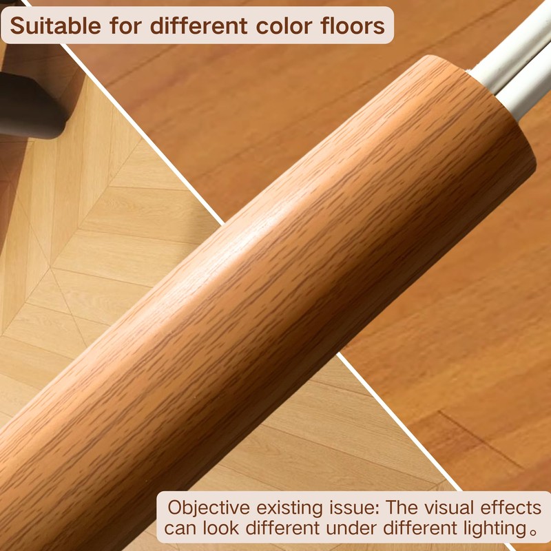 BEIEBIJOB 3.3ft Self Adhesive Floor Cord Cover,Heavy Duty Soft PVC