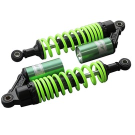 GZYF 320mm Pair Universal Motorcycle Rear Air Shock Absorbers For Honda for Suzuki for Kawasaki for Yamaha ATV Go Kart Quad Dirt Sport Bikes,Green,12.5"