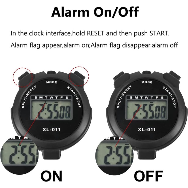 Digital Sports Stopwatch Timer Stopwatch Large Display Interval Training Timer