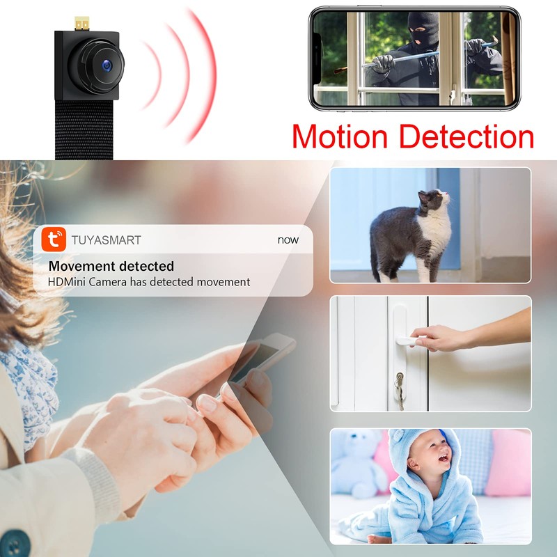 LXMIMI Mini Camera Wifi, HD 1080P Small Camera Support 2.4