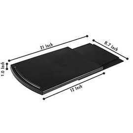 HauSun Handy Sliding tray Sliding Tray Mat for Coffee Maker,Kitchen Appliance Moving Caddy,Countertop Stoage for Air Fryer, Blender, Stand Mixer,Food Processors,1 set