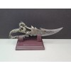 Dragon Letter Opener Knife With Wooden Stand Fantasy Mythical