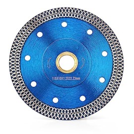 Solidure Extra Thin Diamond Cutting Disc 115 mm x 22.23 mm Turbo Diamond Saw Blade for Cutting Grinding Granite Marble Concrete Tiles