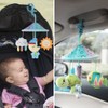 caterbee Baby Car seat and stroller toy with soft hanging