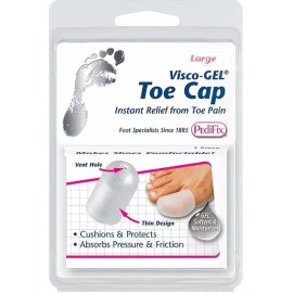 Pedifix 페디픽스 비스코겔 토캡 라지 Pedifix Visco-Gel Toe Cap Large [Large (Pack of 1)]