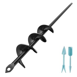 Spiral Drill Bit Set for Garden Planting Heavy Duty Bulb plant Planter Tool 3/8 Inch Hex Shank Drill Attachment Lawn Flower Bed Soil Digging Kit:_1.6'' x16.5"