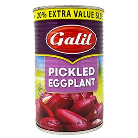 Galil Pickled Eggplant – 23 Ounce – Ready to Eat Pickled Eggplant, Kosher Eggplant, Great for Appetizers and Sandwiches Product of Israel