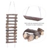 Wooden Pet Ladder Soft Animal Bendable Bridge Toy for Hamster