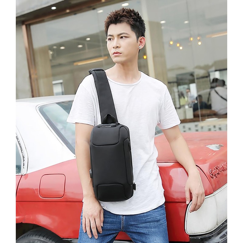 Shockproof Protective Crossbody Shoulder Chest Backpack Travel Home Storage Bag