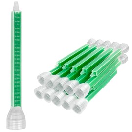 houya 20 Pack Epoxy Mixing Nozzle Adhesive Static Mixing Nozzle Tip Resin Mixer Adhesive Cartridges Tip Mixer Nozzles (1:1/1:2 Ratio) 20 PCS
