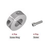 sourcing map 4pcs Shaft Collar 16mm Bore Aluminum Alloy Set