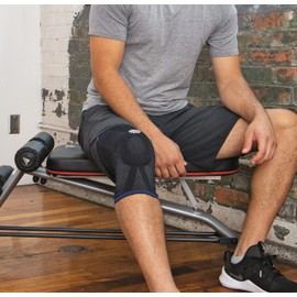 Pro-Tec Athletics unisex adult Premium XLarge Knee Support, Black Blue, X-Large US