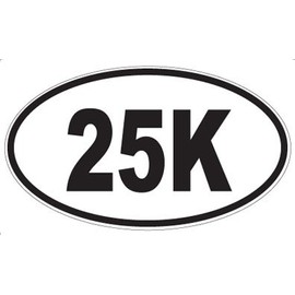 US Decal, Inc. 25K Oval Sticker