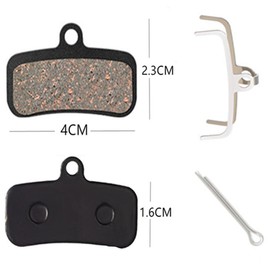 4 Pairs Bicycle Disc Brake Pads, Granmagazz Brake Pads Bicycle MTB Disc Brake Pads for Shimano D02S D03S Tektro HD M735 M6120 Deore XT M8020 M8120 ZEE M640 XTR M9120