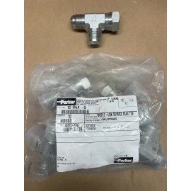Parker Triple-Lok 12 R6X-S Swivel Nut Run Tee Fitting (SET OF 02 UNITS)