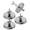 EilxMag 4Pack 1.43" Strong Round Base Magnet, 25LBS+ Heavy Duty