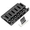 Musiclily 65mm Metal Fixed Hardtail Saddle Top Load Guitar Bridge