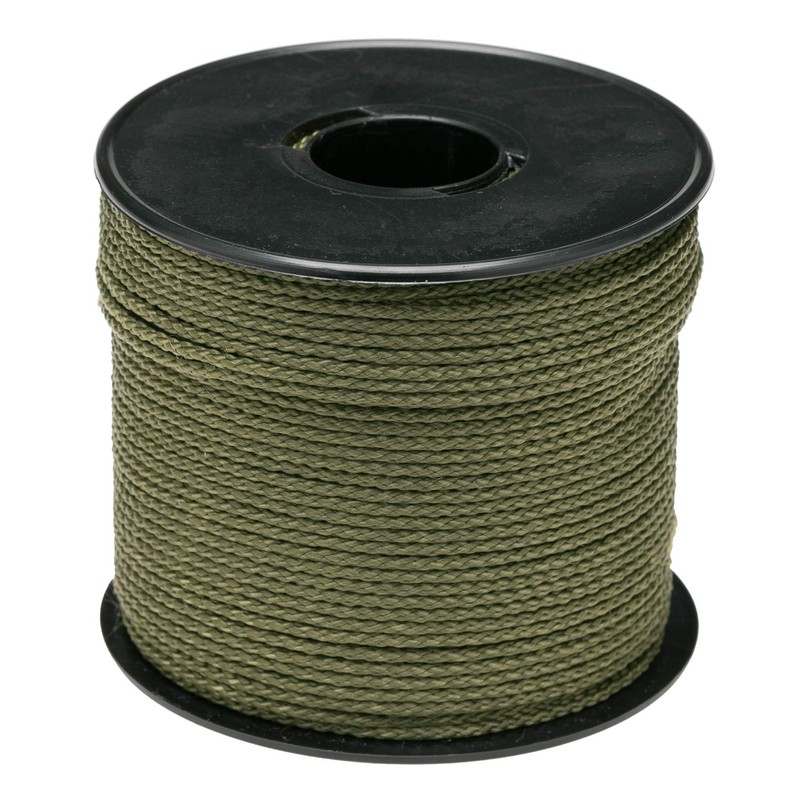 Khaki Spool Braided Polypropylene Diameter 2mm Length ± 100m 411K