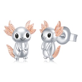 Axolotl Earrings 925 Sterling Silver Axolotl Earrings Axolotl Jewelry for Women