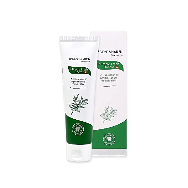 Rose of Sharon Toothpaste for Sensitive Teeth - SLS Free with Natural Ingredients 4.23oz (1pack)