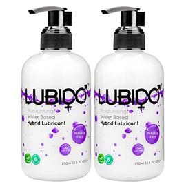 Lubido Hybrid Paraben Free Moisturising Creamy Gel Lube – 250ml (Pack of 2)